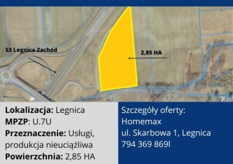 działka na sprzedaż - Legnica